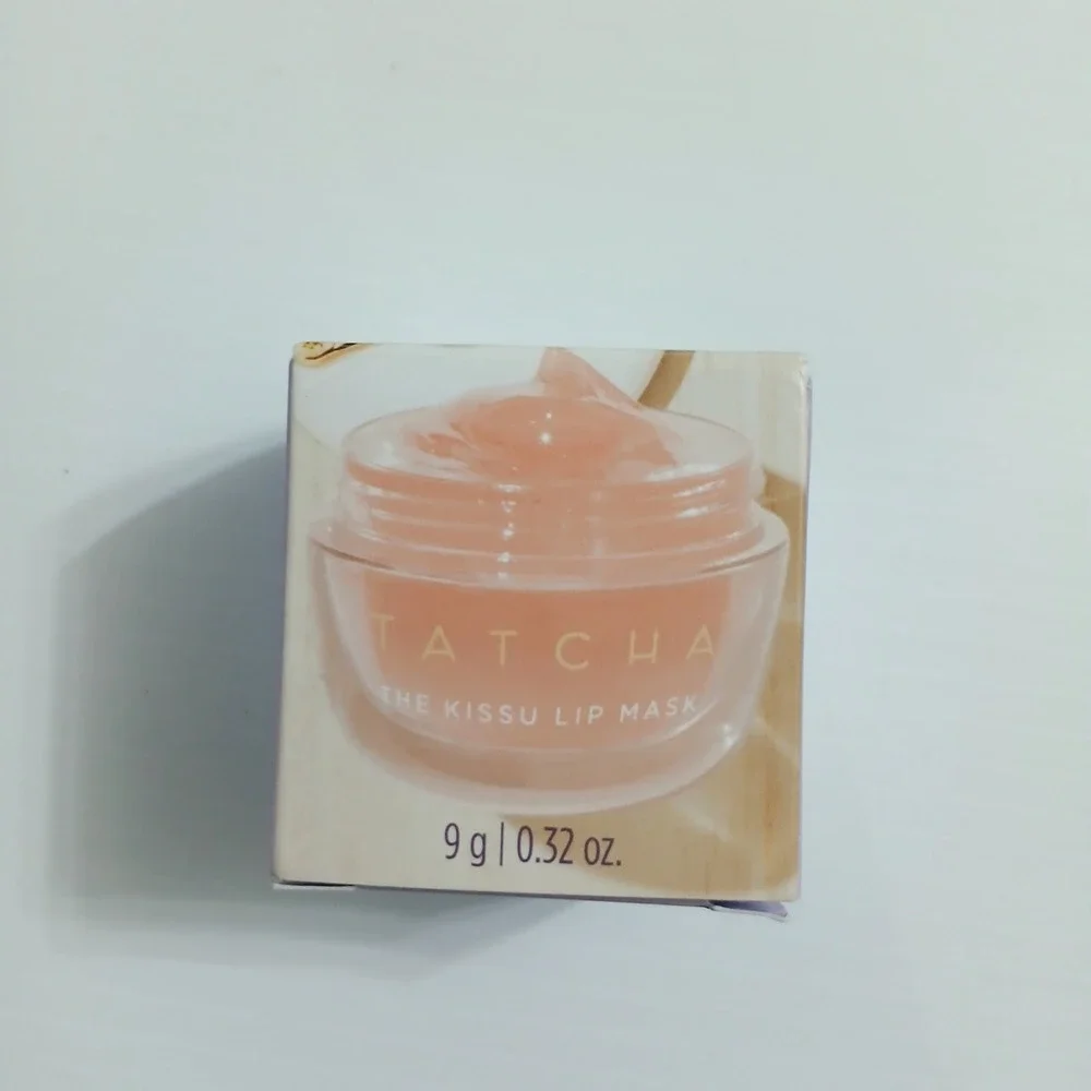 Tatcha The Kissu Lip Mask Japanese Peach Jelly Treatment Hydrating Balm 0.32oz